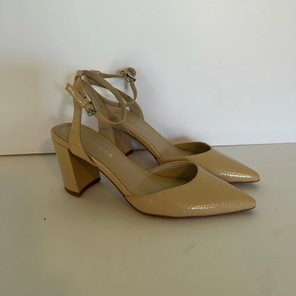 Marc Fisher Cedrina Block-Heel Pumps Size 5